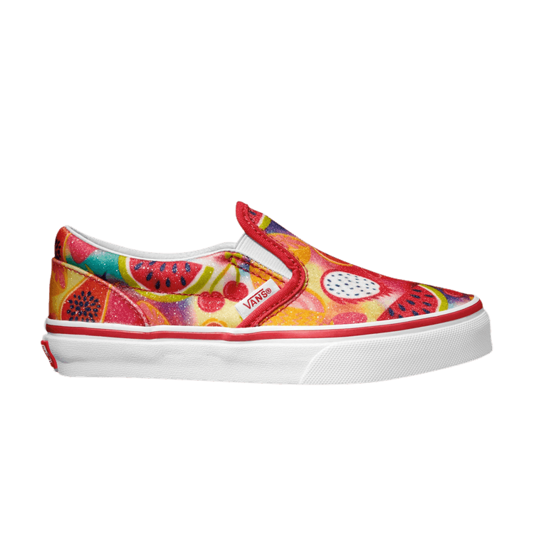 Classic Slip-On Kids 'Glitter Fruits'