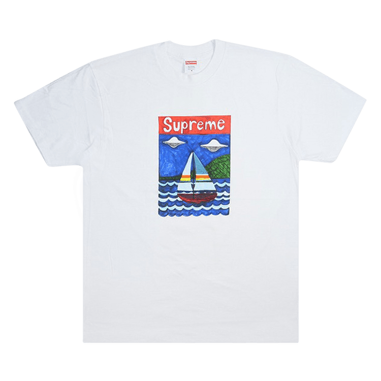 Supreme Sailboat Tee 'White' | GOAT