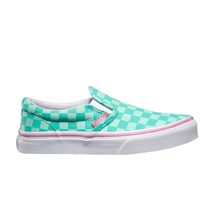 Classic Slip-On Kids 'Tonal Checker - Florida Keys'