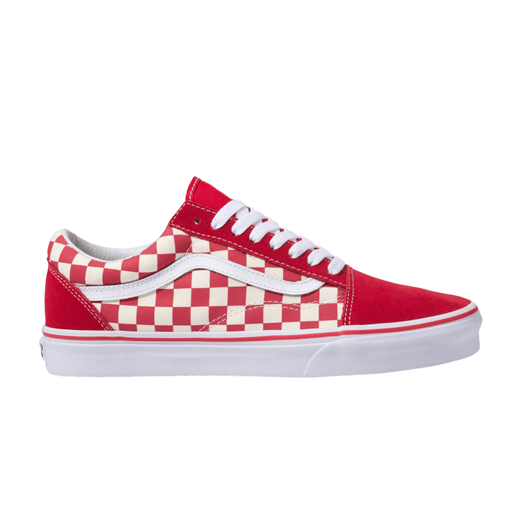 Old Skool Kids 'Primary Check - Racing Red'