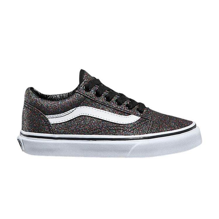 Old Skool Kids 'Glitter - Rainbow Black'