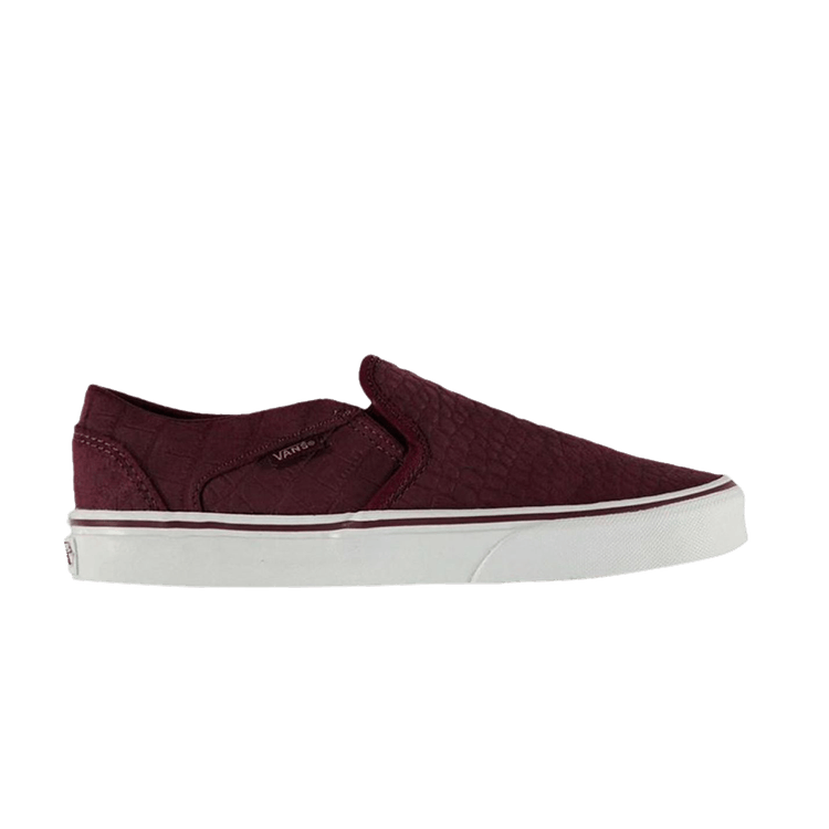 Wmns Asher 'Croc Burgundy'