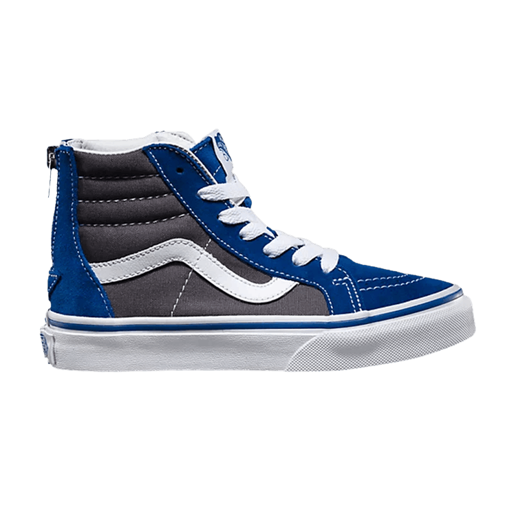 Sk8-Hi Zip Kids 'True Blue Asphalt'