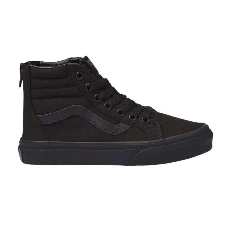 Sk8-Hi Zip Kids 'Pop Check - Black'