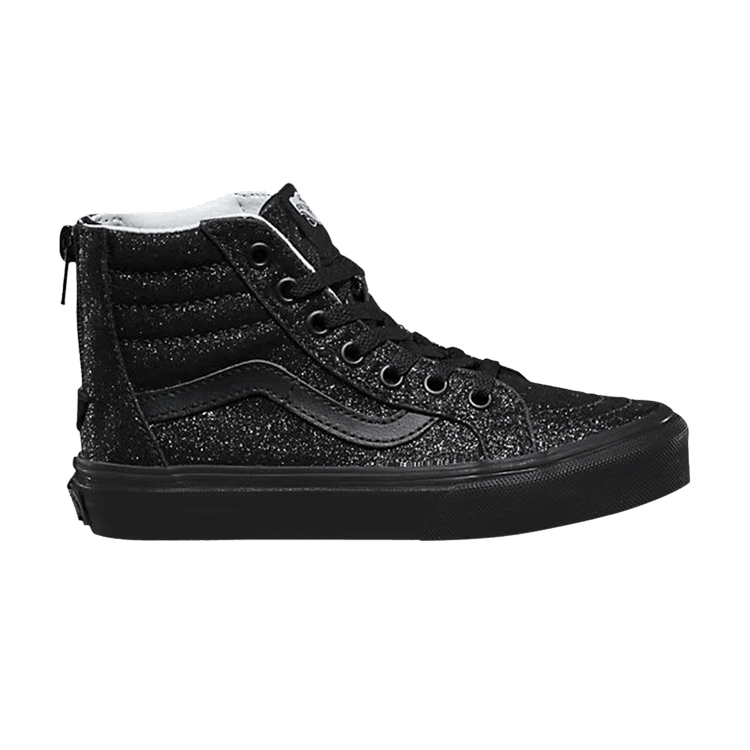 Sk8-Hi Zip Kids 'Shimmer - Black'