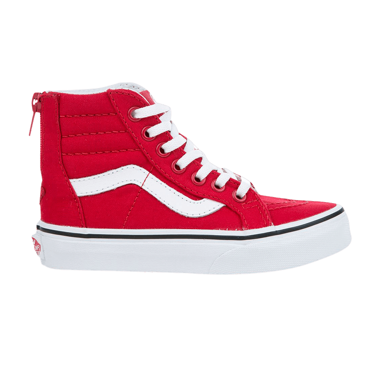 Sk8-Hi Zip Kids 'Varsity - Racing Red'