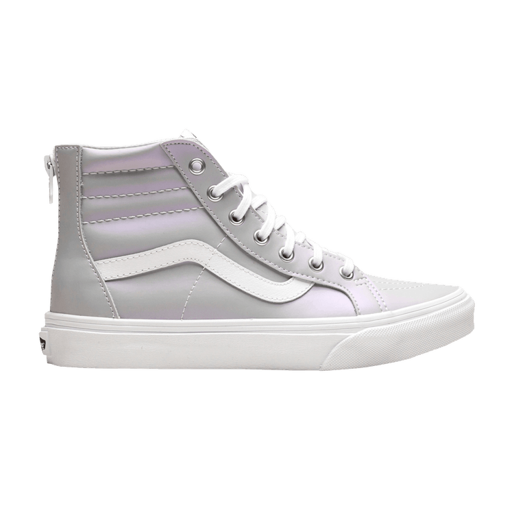 Sk8-Hi Zip Kids 'Muted Metallic - Grey'