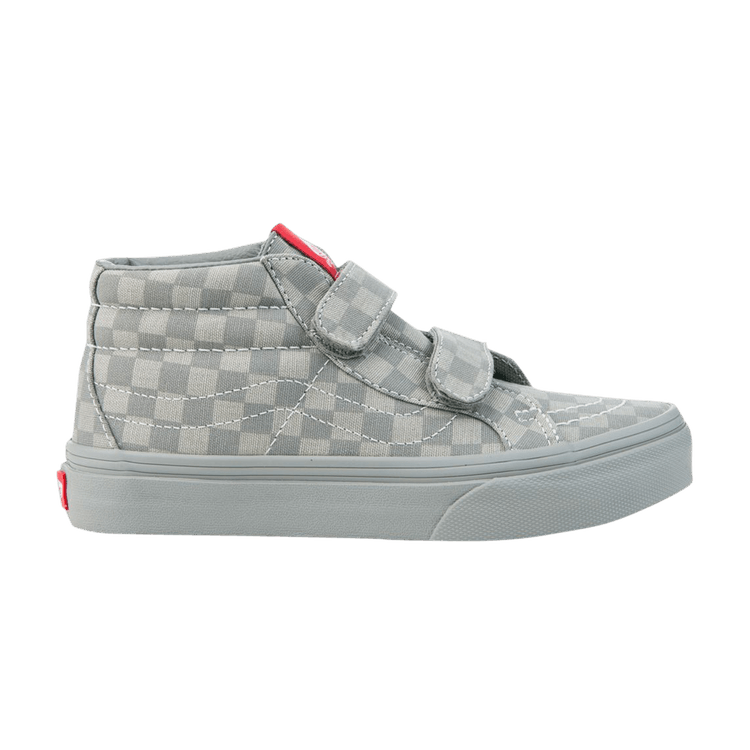 Sk8-Mid Reissue V Kids 'Mono Checkerboard - Grey'