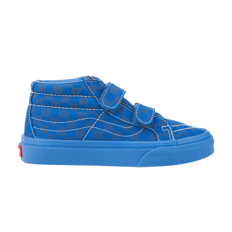 Sk8-Mid Reissue V Kids 'Mono Checkerboard - Blue'