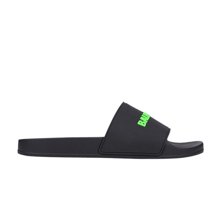セール!!BALENCIAGA★565826 Buy Balenciaga Rubber Slides 'Black Fluo Green' - 565826