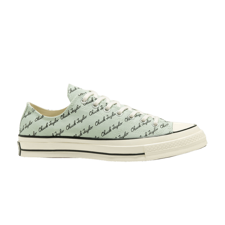 Chuck 70 Low 'Scripted Signature Print - Green Oxide'