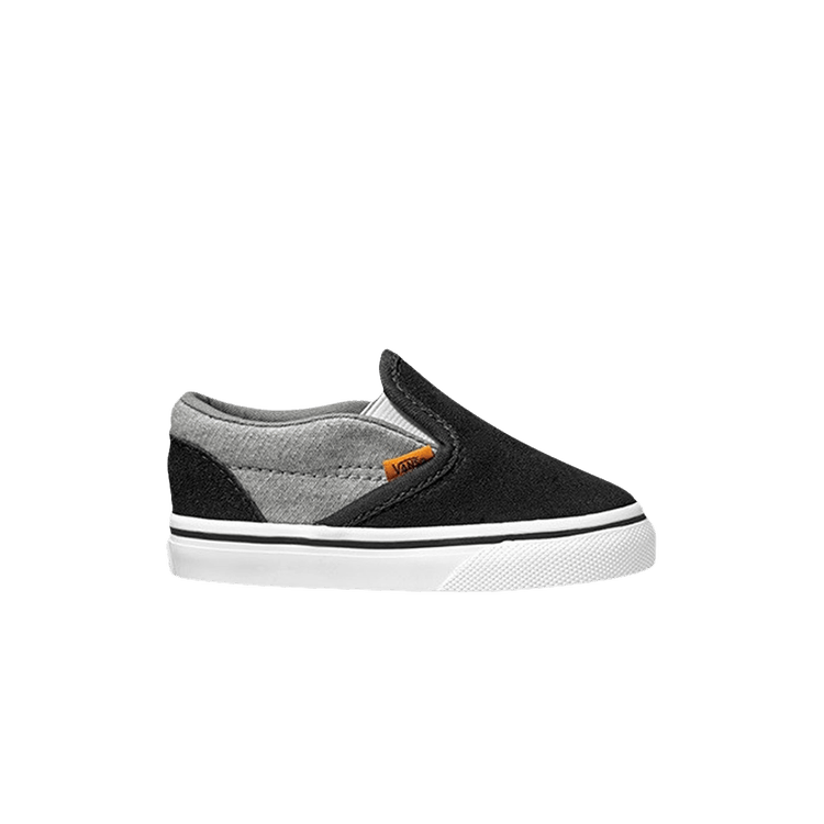 Classic Slip-On Toddler 'Grey Black'