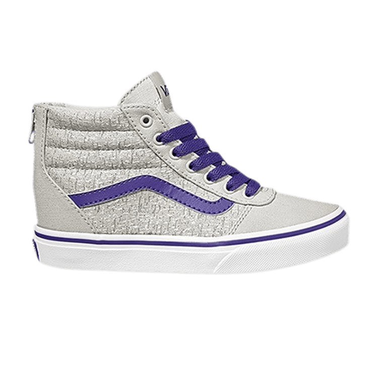 Ward High Zip Kids 'Menswear - Antartica Heliotrope'