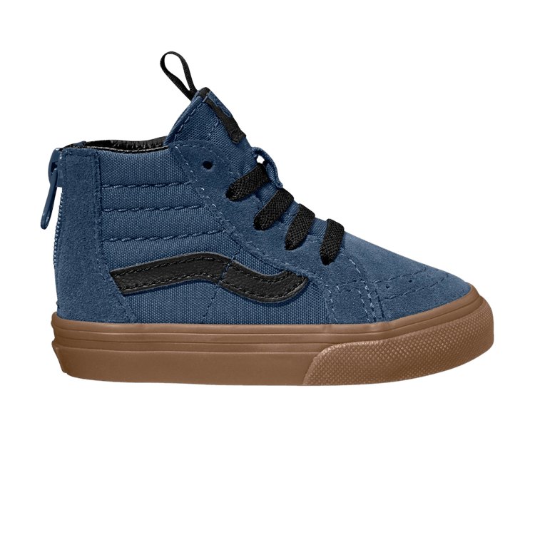 Sk8-Hi Zip Toddler 'Gum Outsole - Dark Denim'