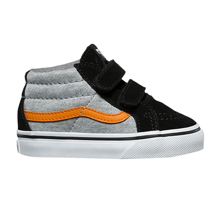 Sk8-Mid Reissue V Toddler 'Suede & Jersey - Grey Black'