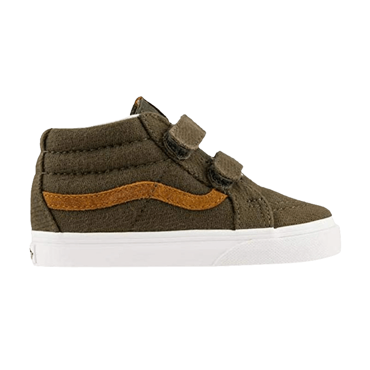 Sk8-Mid Reissue V Toddler 'Flannel - Dusty Olive'