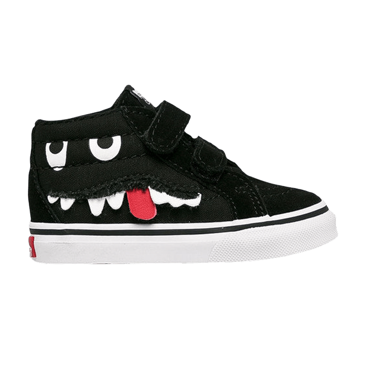 Sk8-Mid Reissue V Toddler 'Monster Face - Black'