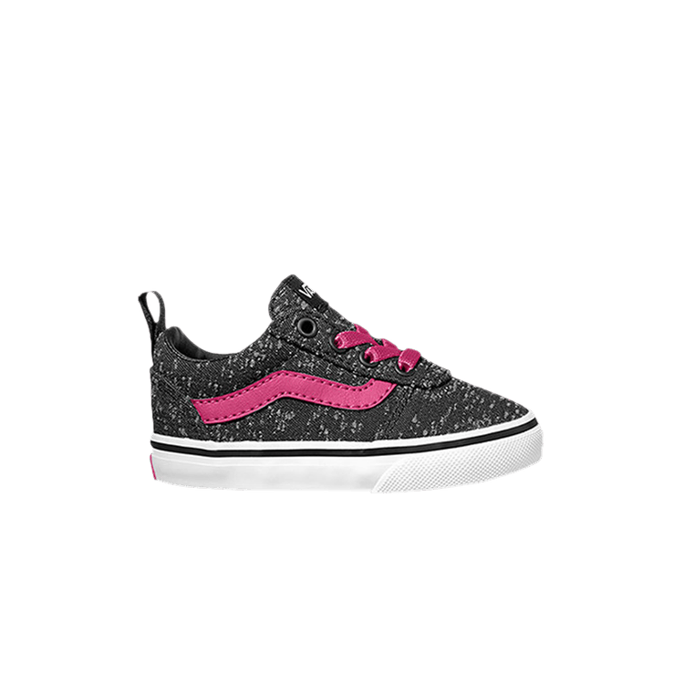 Ward Slip-On Z Toddler 'Marled Canvas - Black Magenta'