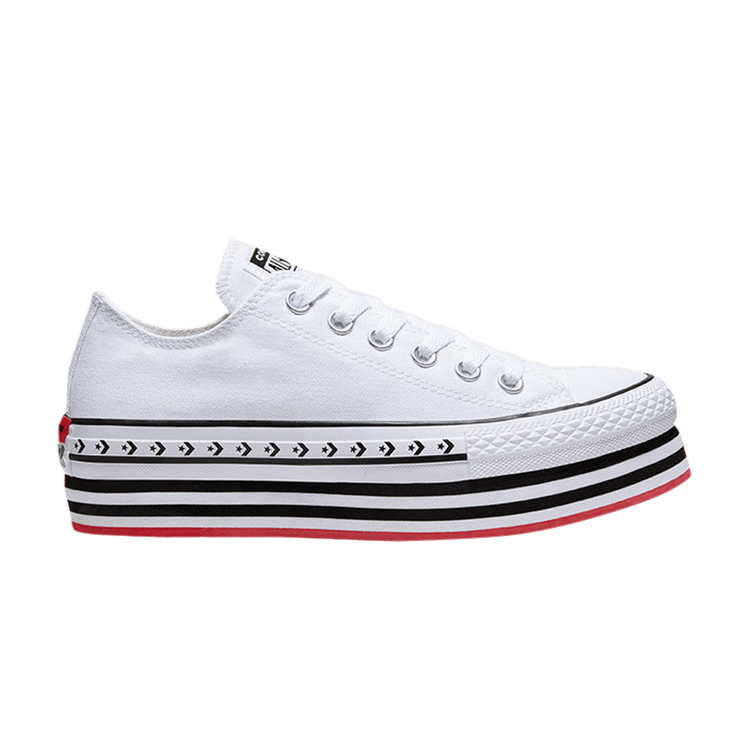 Wmns Chuck Taylor All Star Platform Layer Low 'Logo Play - White'