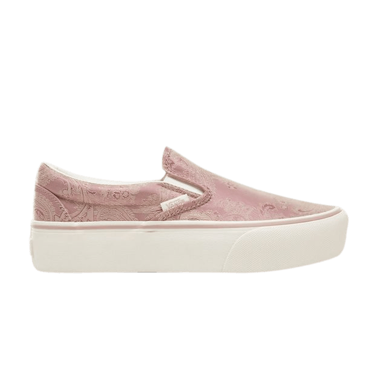 Classic Slip-On Platform 'Satin Paisley - Mauve'