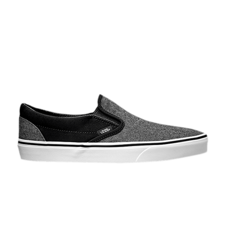 Classic Slip-On 'Suede & Suiting - Black'