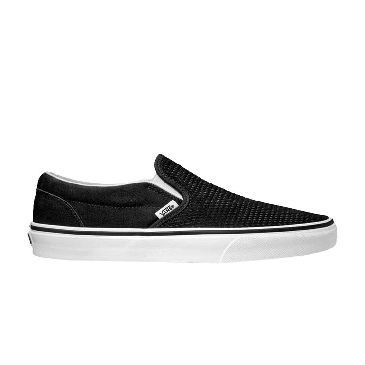 Classic Slip-On 'Embossed Suede - Black'