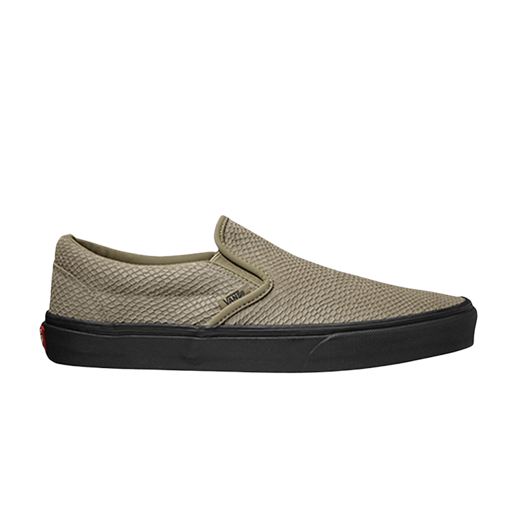 Classic Slip-On 'Reptile Suede - Covert Green'