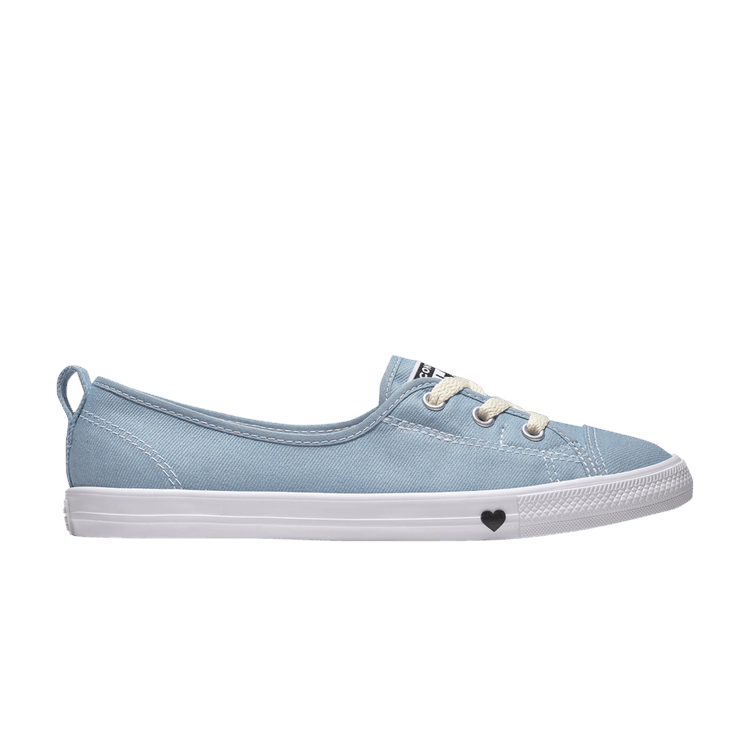 Wmns Chuck Taylor All Star Ballet Lace Slip 'Hearts - Light Blue'