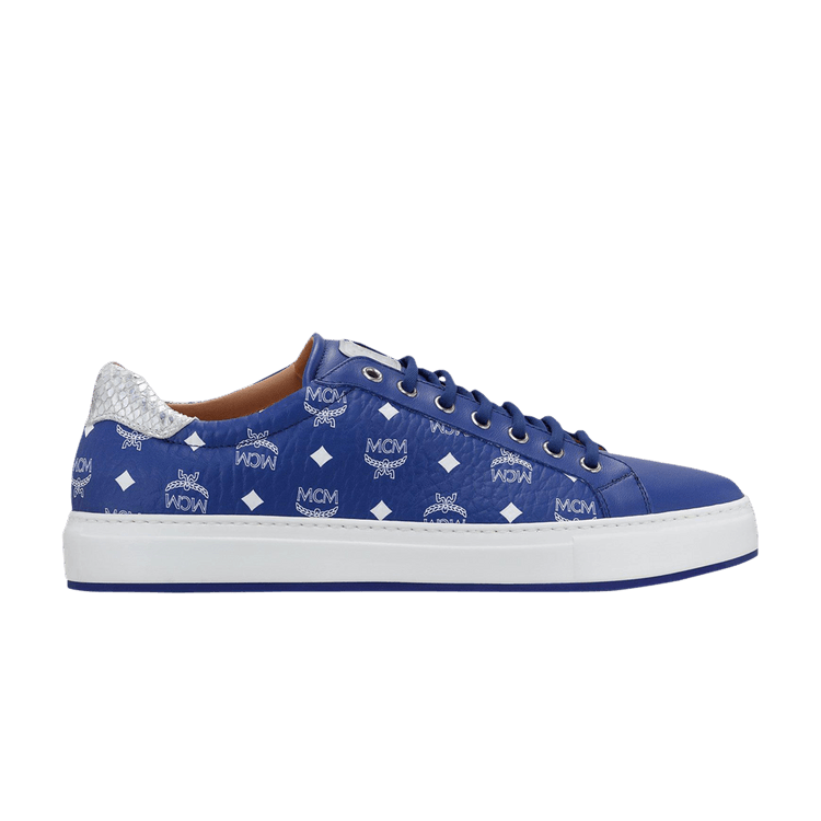 mcm blue sneakers