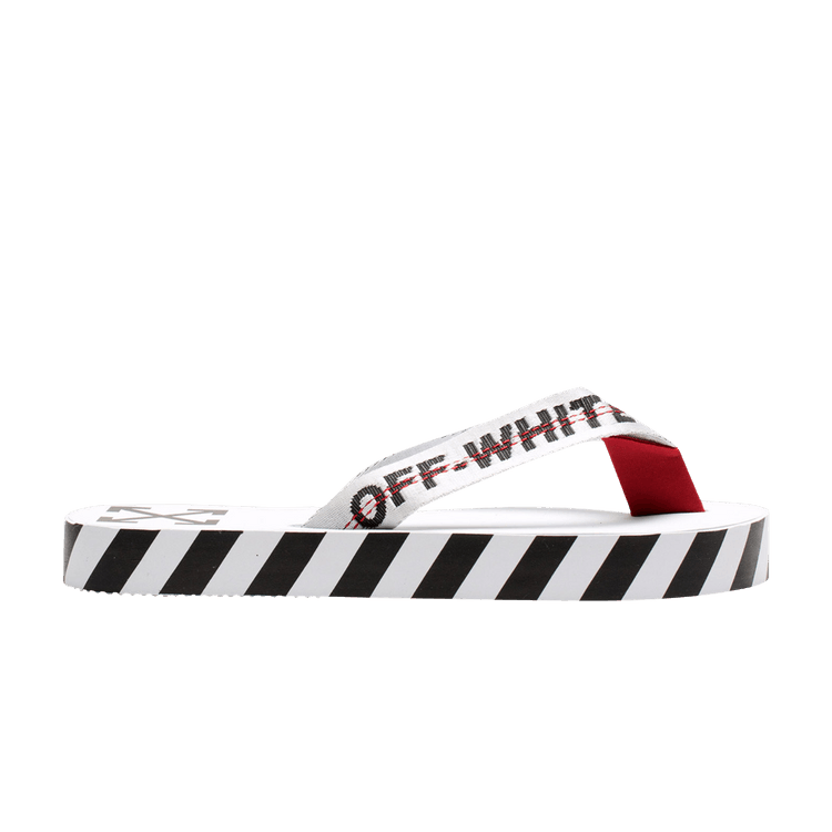 Off white flip flops sale top
