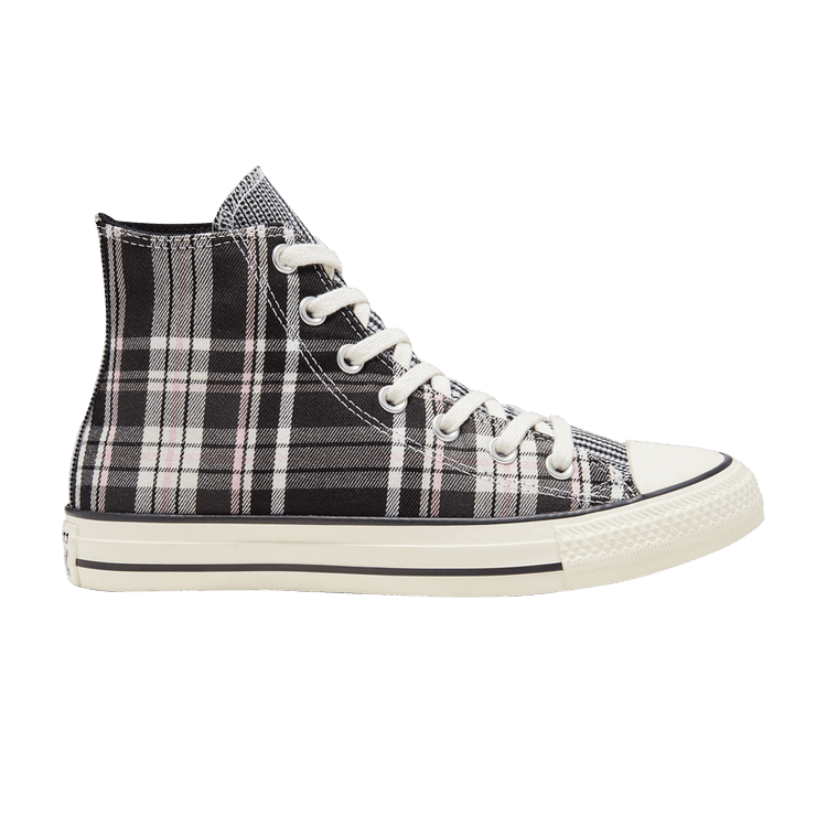 Wmns Chuck Taylor All Star High 'Mix and Match - Black Pink Plaid'