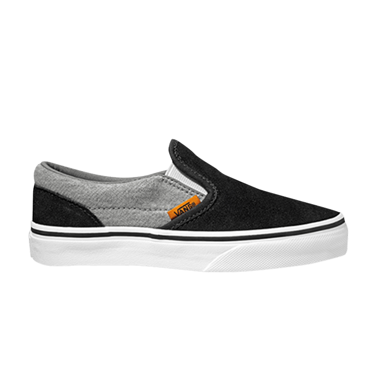 Classic Slip-On Kids 'Grey Black'