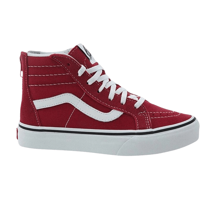 Sk8-Hi Zip Kids 'Persian Red'