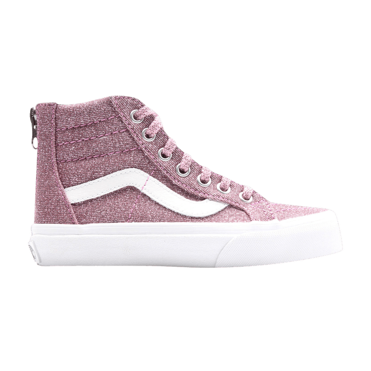 Sk8-Hi Zip Kids 'Lurex Glitter - Pink'