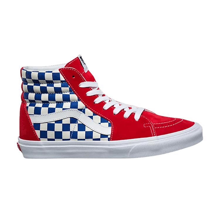 Sk8-Hi Kids 'BMX Checkerboard - True Blue Red'