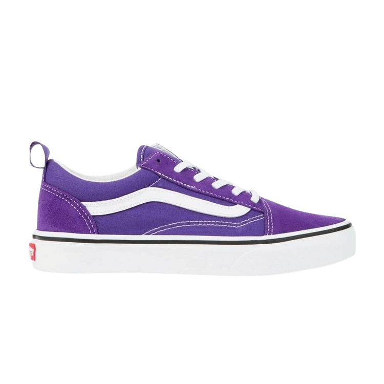 Old Skool Elastic Lace Kids 'Heliotrope'