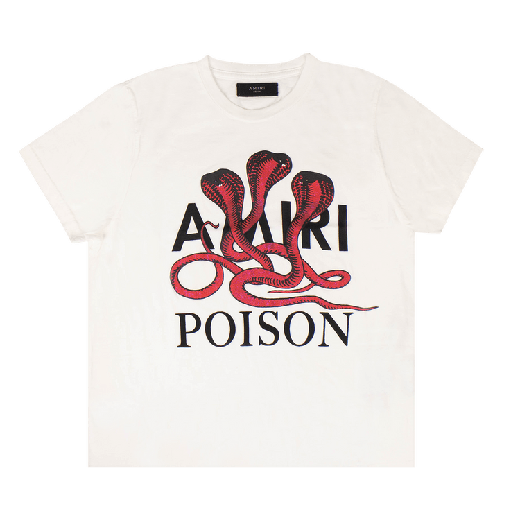 Amiri Snake Poison T-Shirt 'White' | GOAT