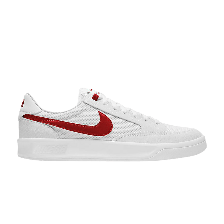 nike sb adversary white red