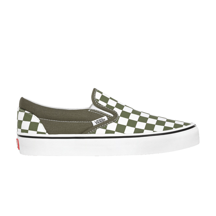 Classic Slip-On 'Checkerboard - Grape Leaf'