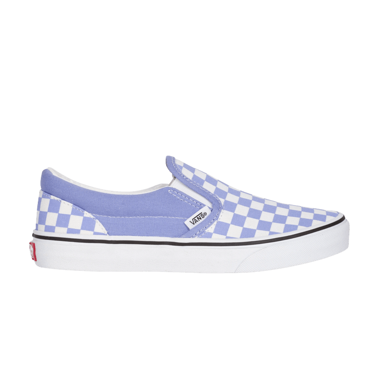 Classic Slip-On Kids 'Checkerboard - Pale Iris'