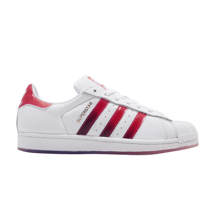 Adidas Superstar White Pink Energy Ink Men s Size 6.5