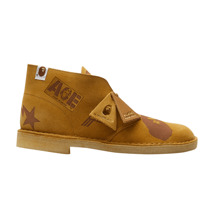 Buy A Bathing Ape x Desert Boot 'Oak Embossed' - 26149861 - Brown