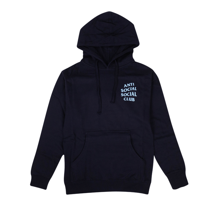 Buy Anti Social Social Club Glitter Blinded Hooded Sweatshirt 'Navy