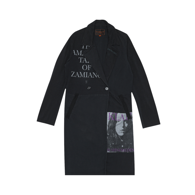 Buy Undercover Zamiang Coat 'Black' - 0611 1SS0603ZC BLAC | GOAT