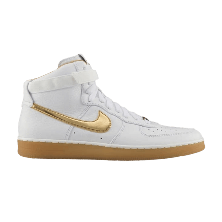 Buy Air Force 1 Downtown High Premium White Metallic Gold 616771 100 GOAT