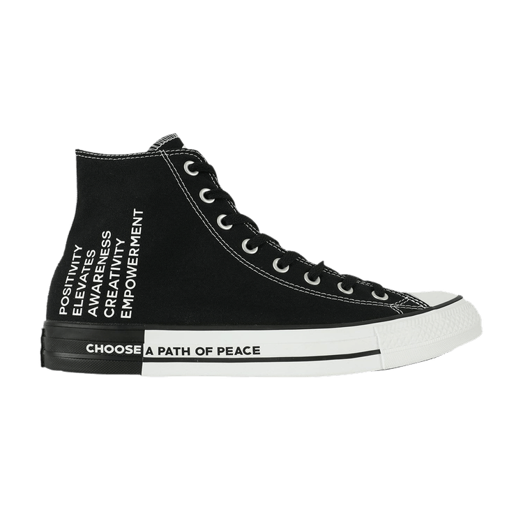 Chuck Taylor All Star High 'Seek Peace - Black'