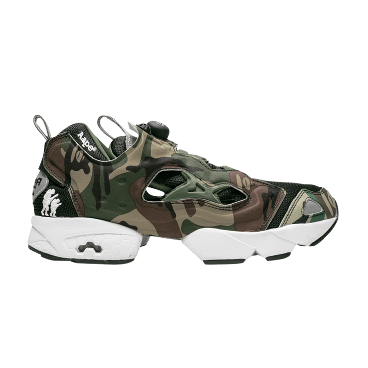 AAPE x Pump Fury 'Camo Black White'