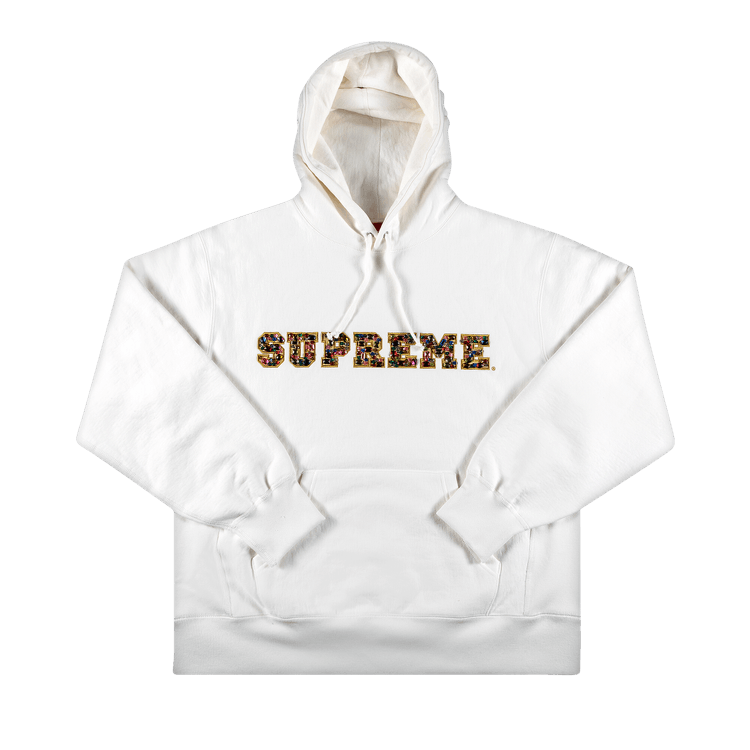 Buy Supreme Jewels Hooded Sweatshirt 'White' - FW20SW33