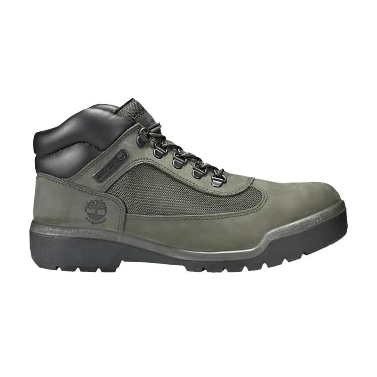 Olive green timberland field boots shop