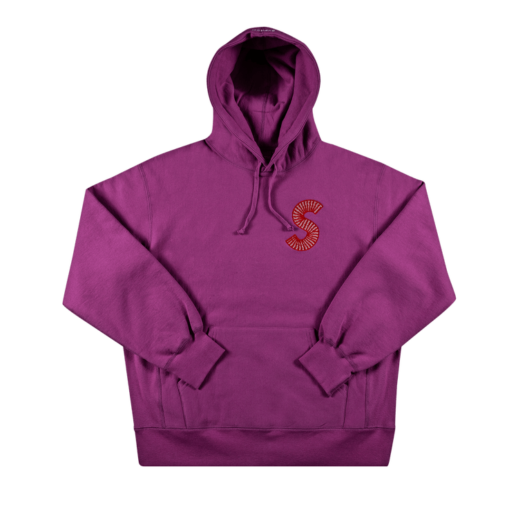 Buy Supreme S Logo Hooded Sweatshirt 'Bright Purple' - FW20SW30